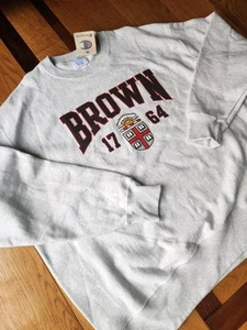 Champion Reverse Weave BROWN University Sweatshirt Sz XXL **NEW** - Picture 1 of 10
