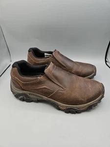 Merrell Moab Adventure Herren Gr. 10,5 Schuhe Braun Leder Vibram Wandern Turnschuhe - Bild 1 von 11