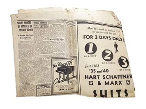 Chicago Daily Tribune September 2nd, 10th 1936 Newspaper Sections - Picture 1 of 2