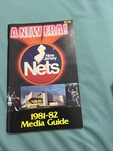 New Jersey Nets Media Guide 1981-82 NBA Baloncesto ¡Una NUEVA ERA! Albert King Brown - Imagen 1 de 1