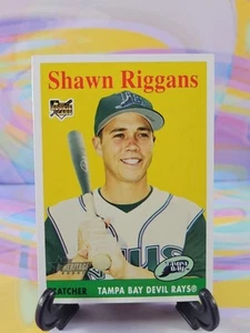 2007 Topps Heritage Baseball | Shawn Riggans Devil Rays RC #456 - Picture 1 of 2