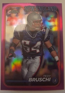 2024 Topps Chrome - Tedy Bruschi #124 Pink Refractor - Bild 1 von 2