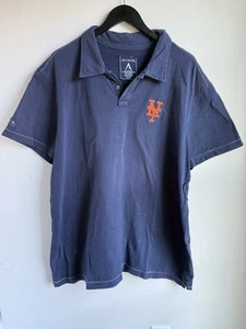 Polo de Colección Antigua New York Mets Para Hombre 2XL Manga Corta Logo Bordado - Imagen 1 de 10