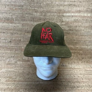 Vintage No Fear Embroidered Streetwear Snapback Hat Made In The USA - Picture 1 of 5