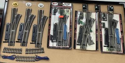 6 NEW COMPLETE ATLAS HO SCALE #851 R/H REMOTE SNAP SWITCH NICK SILVER-FREE SHIP - Image 1 of 3