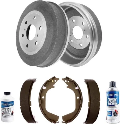 Rear Brake Drums Ceramic Shoe for GMC Silverado Sierra Chevy Silverado 1500. - Image 1 of 3