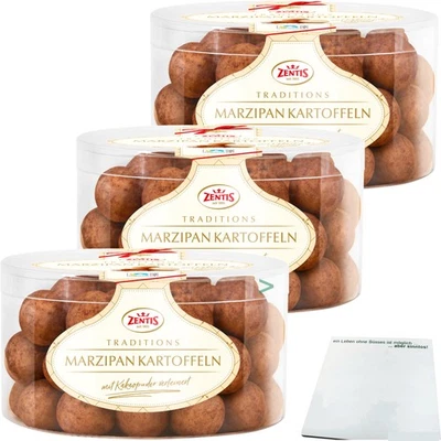 Zentis Marzipan Kartoffeln 3er Pack 3x500g Runddose usy Block - Bild 1 von 4