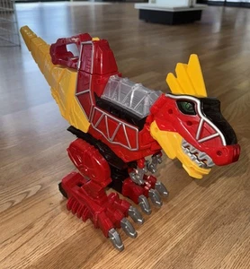 Power Rangers Bandai Dino Charge RUMBLE N ROAR T-REX Zord 2015 rot funktioniert super - Bild 1 von 5