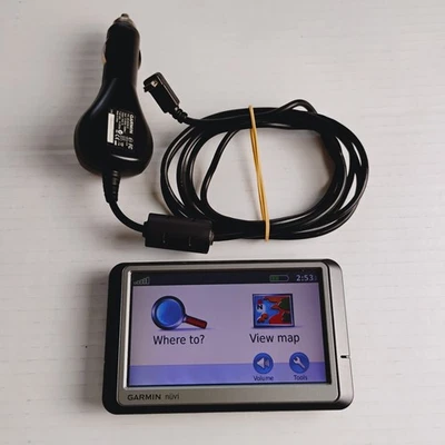 Garmin Nuvi GPS Navigation Bundle Model 260W with OEM Car Power Cord Updated* - Image 1 of 4
