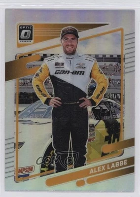 2022 Panini Donruss NASCAR Optic Holo Prizm Alex Labbe #16 - Image 1 of 2