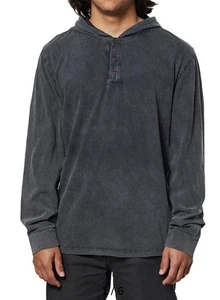 Pullover con Capucha KATIN Mesa Hide Negro Lavado Para Hombre Mediano Nuevo con Etiquetas - Imagen 1 de 3