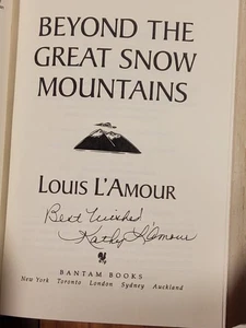 Jenseits der großen Schneeberge von Louis L'Amour (1999, Hardcover) Brandneu - Bild 1 von 6
