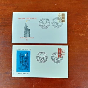 Denmark . FDC. 24 October 1968. Danish Industry. Dansk Industri. 50 + 60 øre . - Picture 1 of 2