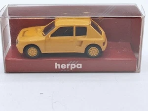 HERPA HO 1:87 PEUGEOT 205 TURBO 16V MADE IN GERMANY NIB NRFB YELLOW - Picture 1 of 5