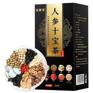 Natural Formula Ginseng Ten Treasure Tea, Kidney Tea Chinese Herbal Tea for Men - Picture 1 of 11