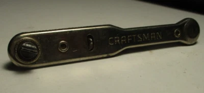 Vintage Craftsman 4117 4"  Reversible Ratcheting Flat / Slotted Screwdriver USA - Image 1 of 4