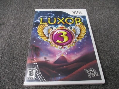 Luxor 3 (Nintendo Wii, 2008) Game Complete w/ Manual Sealed NEW - Image 1 of 4