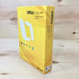 Microsoft Office 2008 for Mac Home and Student Edition (3 Devices), NEW & SEALED - Picture 1 of 10