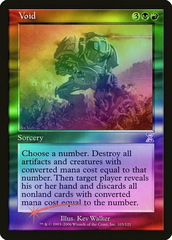 Void FOIL Time Spiral - Timeshifted NM Black Red Special MAGIC CARD ABUGames - Image 1 of 1