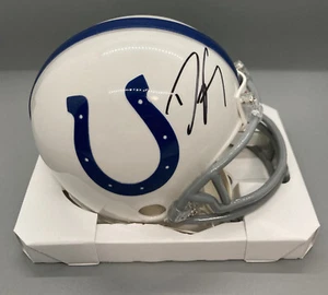 DWIGHT FREENEY Signed Autographed Auto Indianapolis Colts VSR4 Mini Helmet JSA - Picture 1 of 5