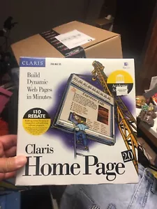 Claris Home Page For MAC OS Made In 1996 Or Best Offer - Picture 1 of 6