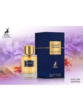 MAISON ALHAMBRA EXCLUSIF SAFFRON PERFUME FOR MEN AND WOMEN 100 ML EDP - Picture 1 of 3