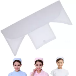Women Headband Nurse Caps Nurse Hat Costume for Party Hospital Cosplay - Picture 1 of 9