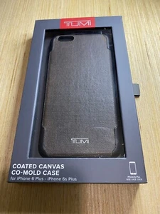 TUMI Hybrid Coated Canvas Co-Mold TOUGH CASE for iPhone 6s Plus/ 6 Plus - Brown. - Picture 1 of 10