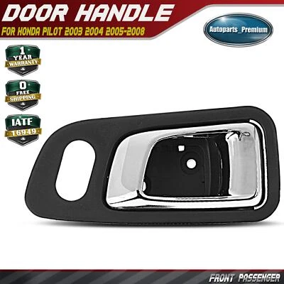 前驱动侧铬 + Fern 内门把手适用于本田 Pilot 2003 - 2008 — 第 1/4 张图片