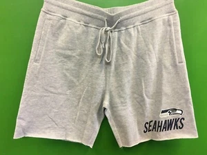 NFL Seattle Seahawks Grey Sweat Shorts Men's X-Large NWT - Picture 1 of 3