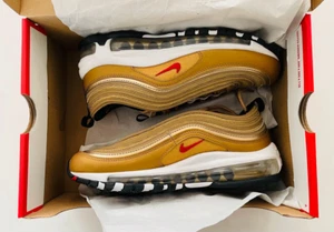 Nike Air Max 97 QS Sneaker Kinder Damen Metallic Gold/ Varsity Red 38,5 NEU - Bild 1 von 7