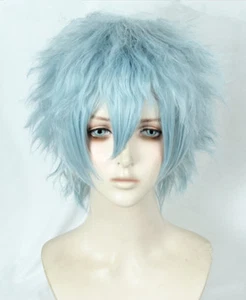 My Hero Academia Shigaraki Tomura Blue Curly Wig Wig Cosplay Costume Costume - Picture 1 of 2