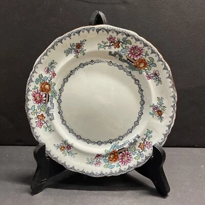 Ashworth Bros Hanley Flower Red Trim 7” Plate - Picture 1 of 10