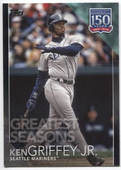 2019 Topps Series 2 Ken Griffey Jr. BLACK Parallel 150 Years of Professional 299 - Image 1 of 1