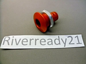 Bilge Pump Hose Outlet Livewell 3/4 Fitting Aluminum Jet-ski Sea-doo Boat Orange - Bild 1 von 4