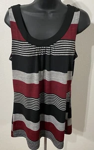 Blusa Top Van Huesen Mujer Talla Mediana Sin Mangas Multicolor - Imagen 1 de 9
