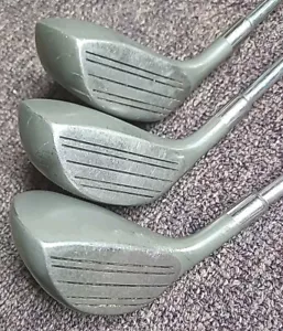 Square Two LPGA Women's Golf Clubs RH 1,3,5 Wood Steel Shafts Golf Pride Grips - Picture 1 of 16