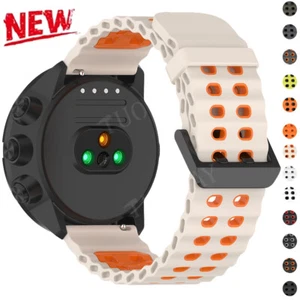 For Suunto 7/9/9 Baro/D5/Race S/Race/Vertical/9 Peak Silicone Watch Strap Band - Picture 1 of 68