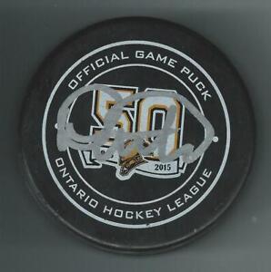 Dale Hunter Signed London Knights 50th Official Game Puck Washington Capitals