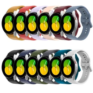 For Samsung Galaxy Watch5/4 Silicone Watch Band Watch5 pro Color Buckle Watch - Picture 1 of 18