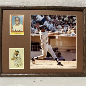 Willie Mays San Francisco Giants 15x12 Wooden framed Vintage - Picture 1 of 6