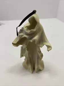 NEW 2023 Cracker Barrel Halloween White Resin Ghost Ornament 5” - Picture 1 of 3