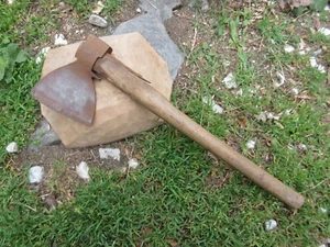 Vtg Rare Relic WWI WW1 1916 Imperial Russian Pioneer Saper Trench Axe Hatchet - Picture 1 of 11