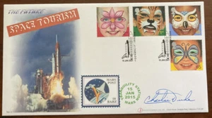 Astronaut Charlie Duke (Apollo 16 Moonwalker) hand-signed cover - Bild 1 von 1