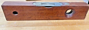 Antique 12" IHEC Co & Sons Pine Meadow Conn. #289 Mahogany/Brass Level--1049.24 - Picture 1 of 5
