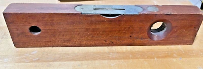 Antique 12" IHEC Co & Sons Pine Meadow Conn. #289 Mahogany/Brass Level--1049.24 - Image 1 of 4