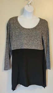 Vestido Túnica Suéter XXL Style & Co Asimétrico Bloque de Color del Dobloque - Imagen 1 de 3