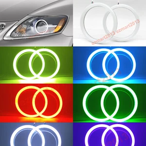 cotton RGB LED halo rings for GS300 GS350 GS430 GS450h GS460 Xenon HD bluetooth - Picture 1 of 16