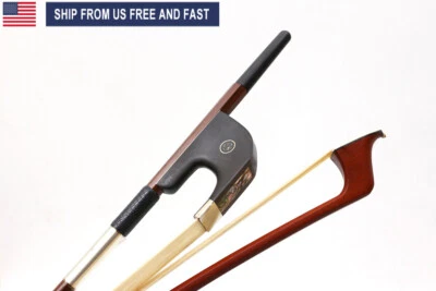 1/2 Double Upright Bass Bow Natural Bow Hair German Bow Well Balance - Image 1 of 4