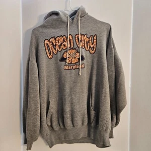 Jon LaurenOcean City Maryland Pullover Hoodie Gr. Medium Grau Tasche Sweatshirt - Bild 1 von 3